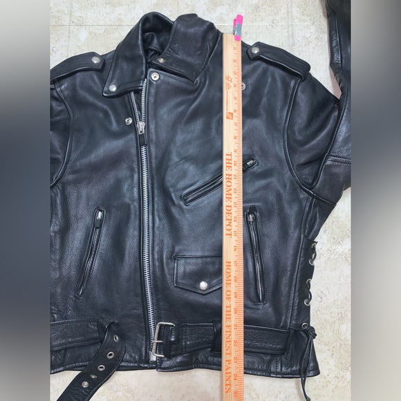 Interstate Leather - Black Retro Jacket - Picture 13 of 16